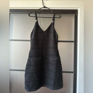 Chanel crochet dress with cc in strap